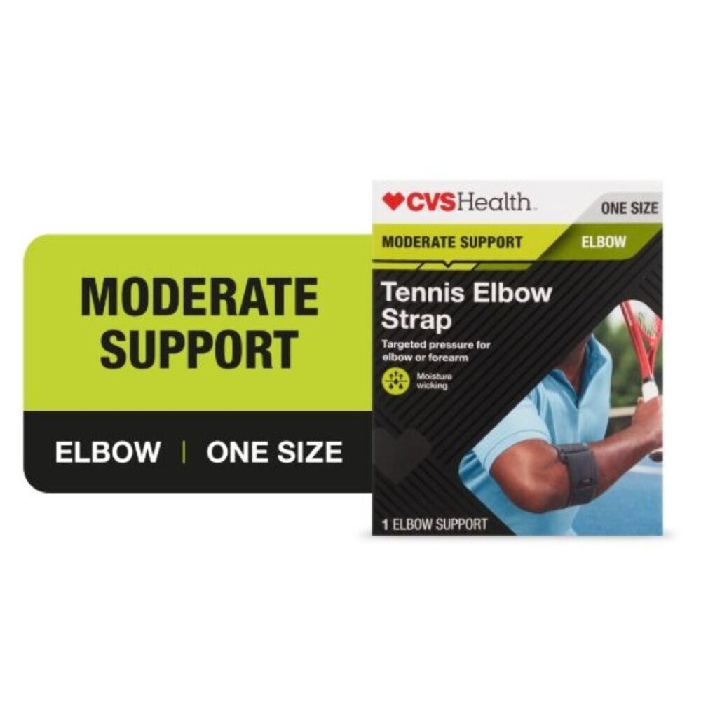 CVS Health Moderate Support Tennis Elbow Strap One Size